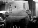 Shadow of a Doubt (1943)Joseph Cotten and newspaper